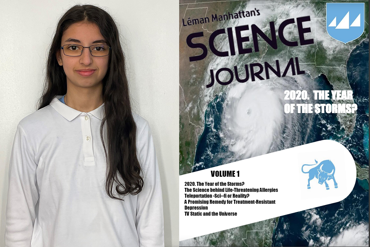 Student and Science Journal Cover